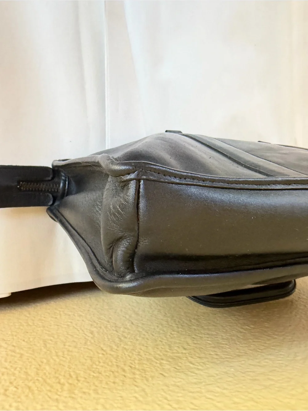Vintage Coach 5300 Black Leather Briefcase Made in USA 1994 EUC!